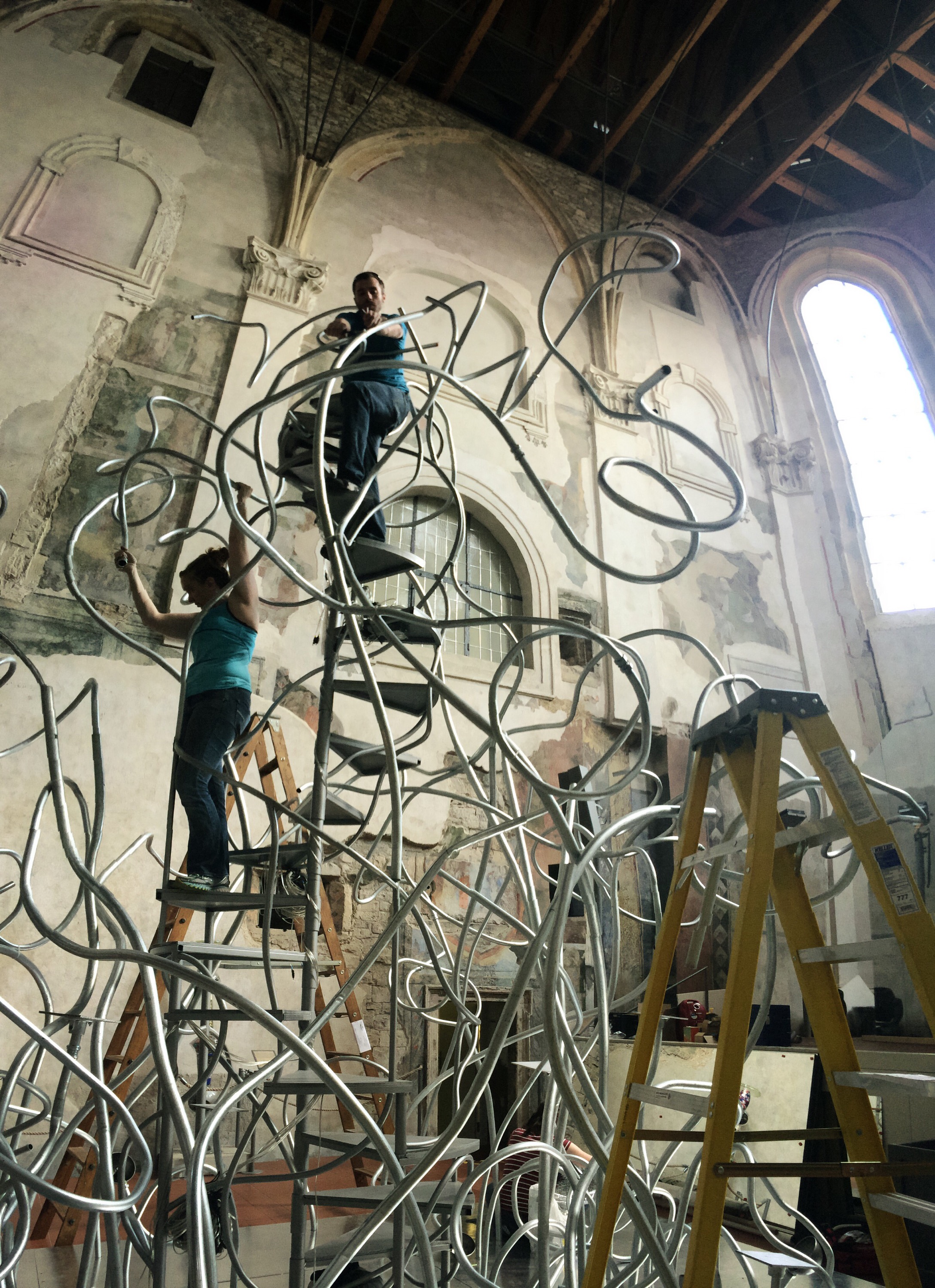 National Exhibit: Day 2, Vortex Skeleton. Photo credit: Katie Gruenhagen